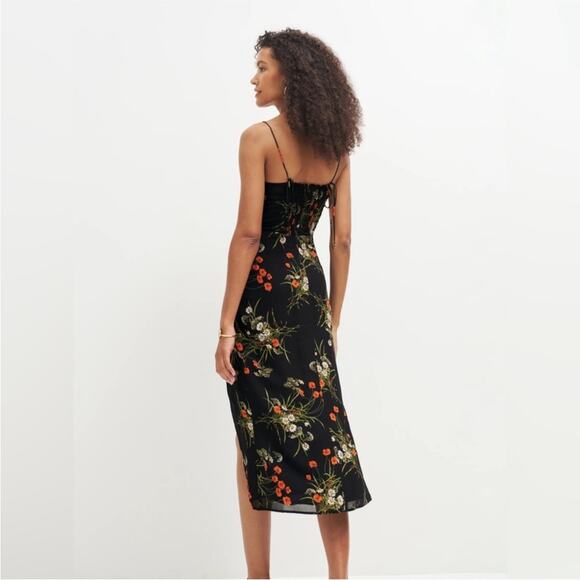 NWT REFORMATION Kourtney Slip Midi Dress - Picture 5 of 6